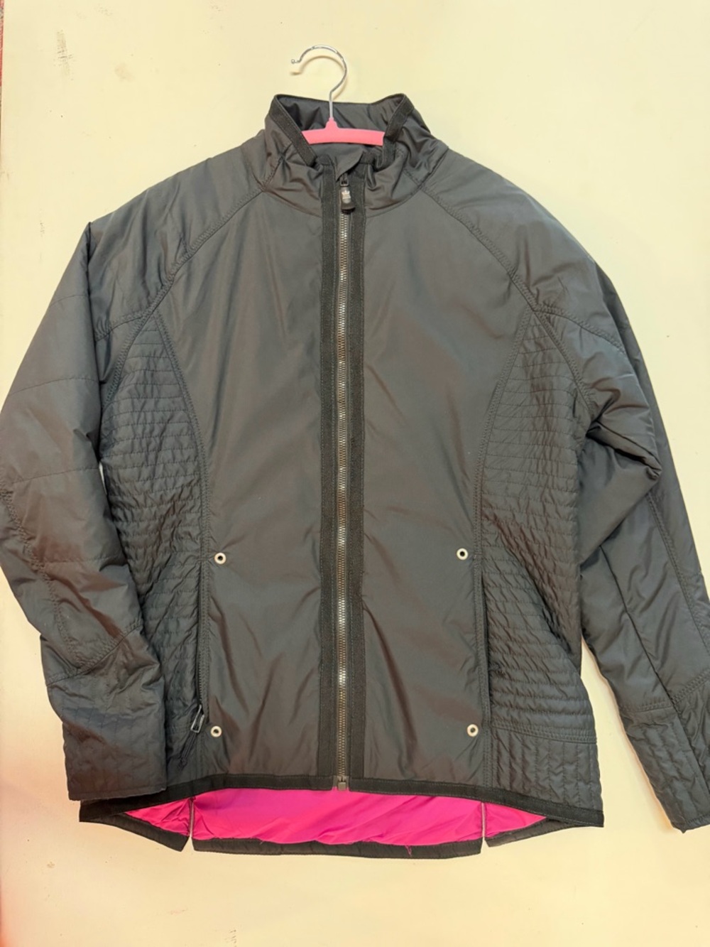 Peter Millar Black Jacket with Pink Accents